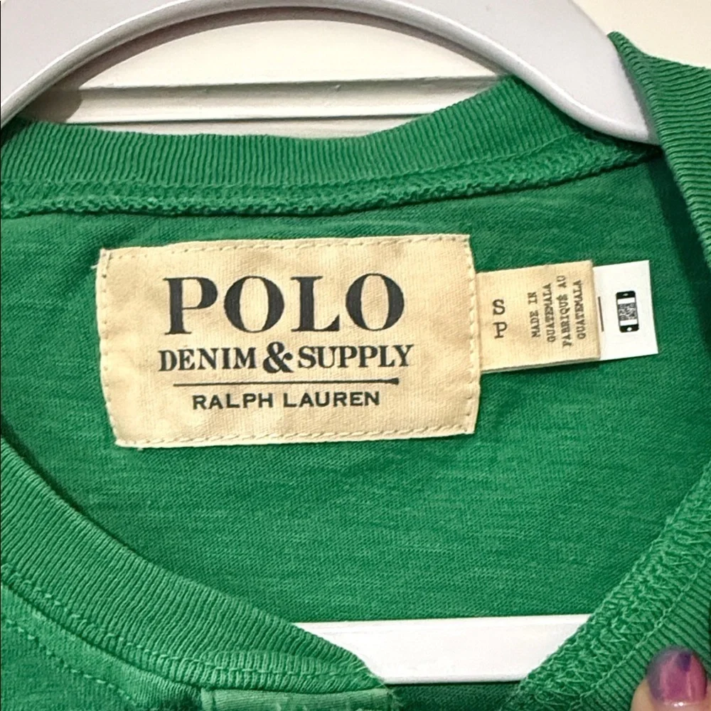 Polo by Ralph Lauren Classic Green Henley shirt